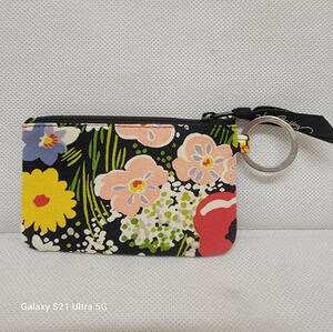 NWOT - VERA BRADLEY COIN MONEY PURSE WITH KEY CHAIN‎